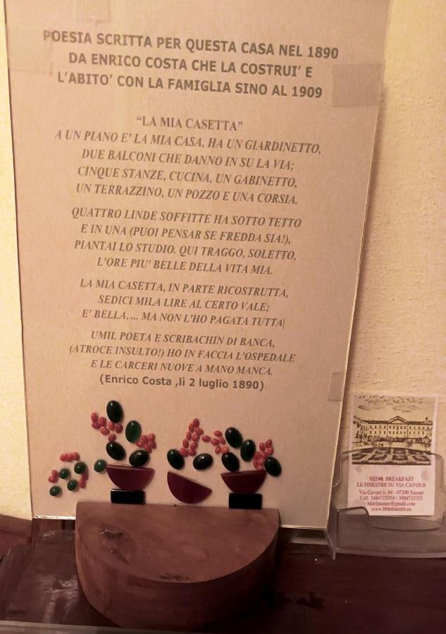 B&B Le Finestre Su Via Cavour Sassari Kültér fotó